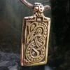 Bronze Jelling Serpent Pendant -The Viking Dragon BronzeJellingSerpentPendantsquare