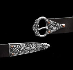 High Status Leather Viking Belt With Silver Fittings 33 High Status Leather Viking Belt With Silver Fittings -The Viking Dragon ad black borre wolf belt silver