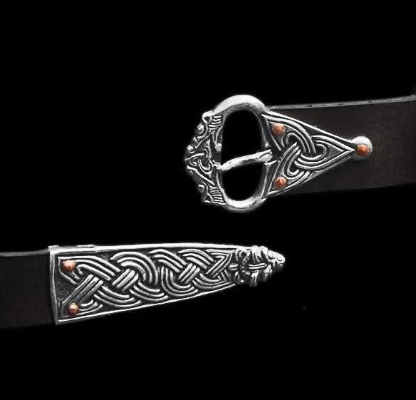 High Status Leather Viking Belt With Silver Fittings 14 High Status Leather Viking Belt With Silver Fittings - Image 12