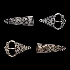Borre Wolf Head Viking Belt Fittings