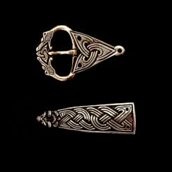 Borre Wolf Head Viking Belt Fittings 8 Borre Wolf Head Viking Belt Fittings -The Viking Dragon ad bronze borre viking belt fittings set