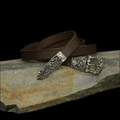 Dome Head Copper Rivets - 1/16 Inch X 1/2 Inch -The Viking Dragon ad bronze gripping beast belt brown strap with 1 16 inch copper rivets