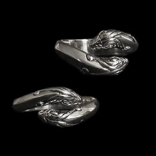 Silver Ringerike Serpent Ring 3 Silver Ringerike Serpent Ring