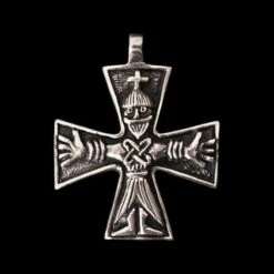 Germanic Cross Pendant -The Viking Dragon ad germanic cross pendant silver 418501