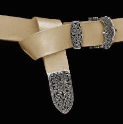 High Status Leather Viking Belt With Silver Fittings 32 High Status Leather Viking Belt With Silver Fittings -The Viking Dragon ad gokstad belt silver natural 844649