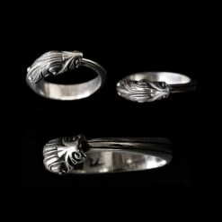Silver Jormungandr Serpent Ring 7 Silver Jormungandr Serpent Ring -The Viking Dragon ad jormungandr ring silver 352735