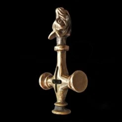 Large Icelandic Wolf Cross Hammer Replica Pendant 15 Large Icelandic Wolf Cross Hammer Replica Pendant -The Viking Dragon ad large bronze icelandic wolf hammer side view