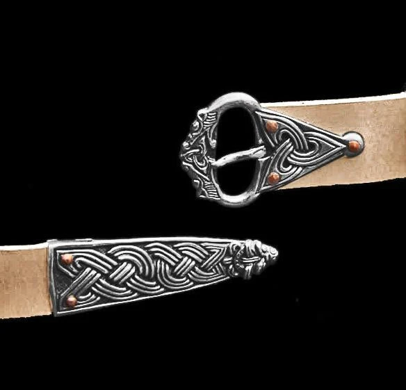 High Status Leather Viking Belt With Silver Fittings 18 High Status Leather Viking Belt With Silver Fittings - Image 16