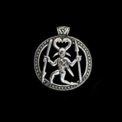 Large Odin Warrior Pendant -The Viking Dragon ad odin warrior pendant silver