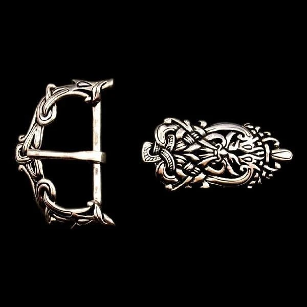 High Status Leather Viking Belt With Bronze Fittings 10 High Status Leather Viking Belt With Bronze Fittings - Image 9