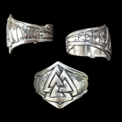 Silver Odin Protection Ring 9 Silver Odin Protection Ring -The Viking Dragon ad silver odin protection ring