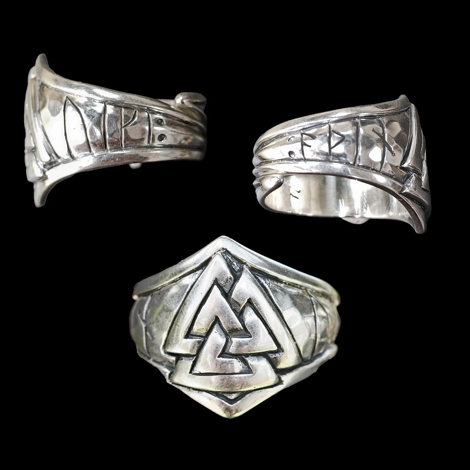 Silver Odin Protection Ring 6 Silver Odin Protection Ring - Image 4