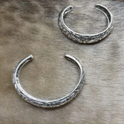 Silver Runic Viking Bracelet / Arm Ring -The Viking Dragon ad silver runic arm rings compare sizes