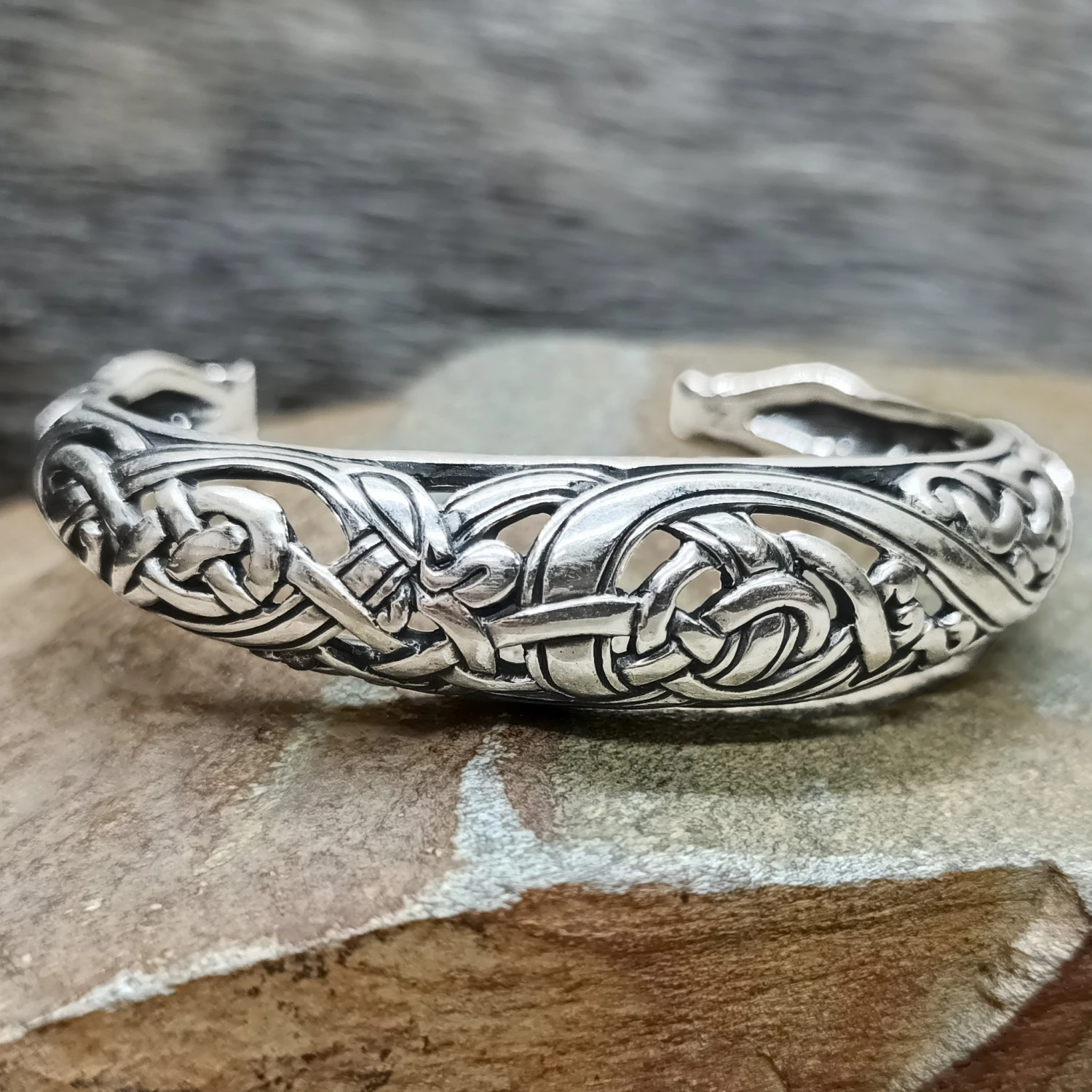Silver Urnes Dragon Bracelet 9 Silver Urnes Dragon Bracelet - Image 7