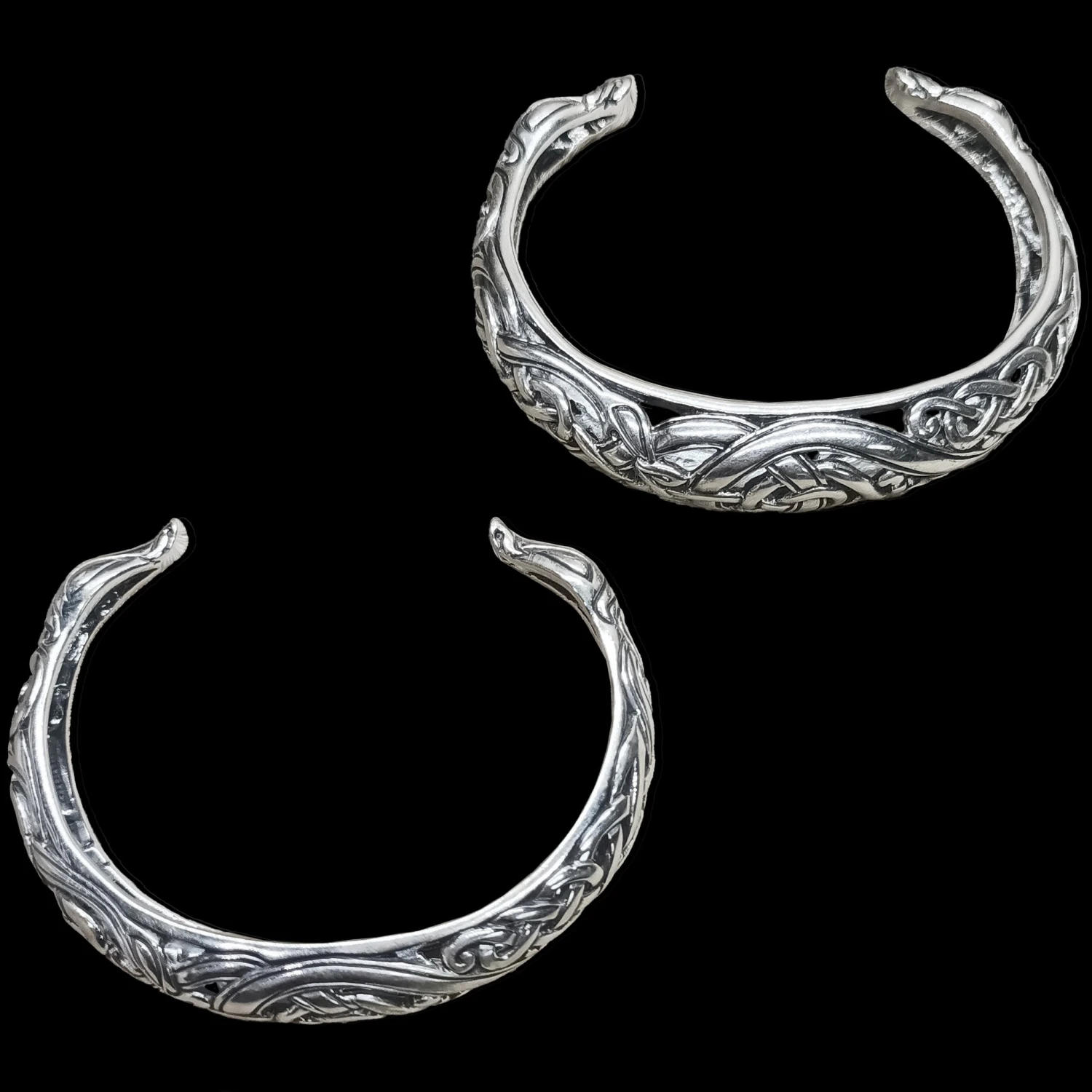 Silver Urnes Dragon Bracelet 11 Silver Urnes Dragon Bracelet - Image 9
