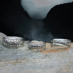 Silver Viking Love Rune Ring
