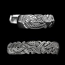 Silver Viking Raven Arm Ring -The Viking Dragon ad silver viking raven arm ring