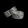 Silver Viking Luck Rune Ring 1 Silver Viking Luck Rune Ring -The Viking Dragon ad silver viking rune ring luck front and back
