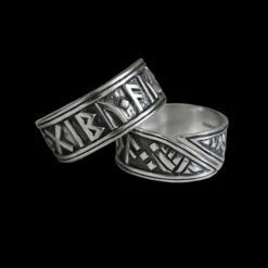 Silver Viking Luck Rune Ring