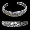 Silver Runic Viking Bracelet / Arm Ring