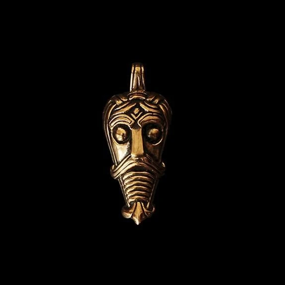 Danish Viking God Mask Pendant 4 Danish Viking God Mask Pendant - Image 2