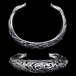 Silver Urnes Dragon Bracelet 16 Silver Urnes Dragon Bracelet -The Viking Dragon ad urnes dragon bracelet silver 380803