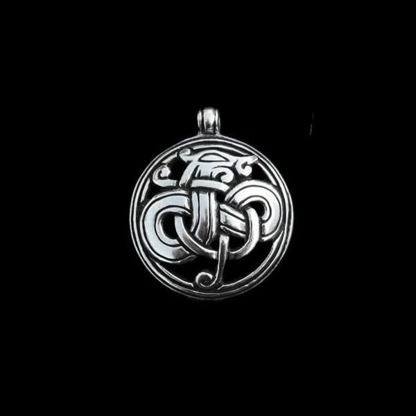 Round Urnes Dragon Pendant 5 Round Urnes Dragon Pendant - Image 3
