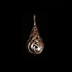 Urnes Lovers Teardrop Pendant 8 Urnes Lovers Teardrop Pendant -The Viking Dragon ad urnes teardrop pendant bronze 350260