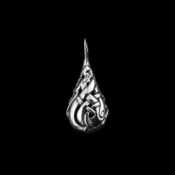 Urnes Lovers Teardrop Pendant 9 Urnes Lovers Teardrop Pendant -The Viking Dragon ad urnes teardrop pendant silver