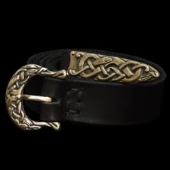 Urnes Style Viking Belt Fittings -The Viking Dragon ad viking black belt with bronze urnes fittings