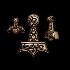 Knotwork Thors Hammer Pendant 12 Knotwork Thors Hammer Pendant -The Viking Dragon ad2 knotwork thors hammer bronze 124292