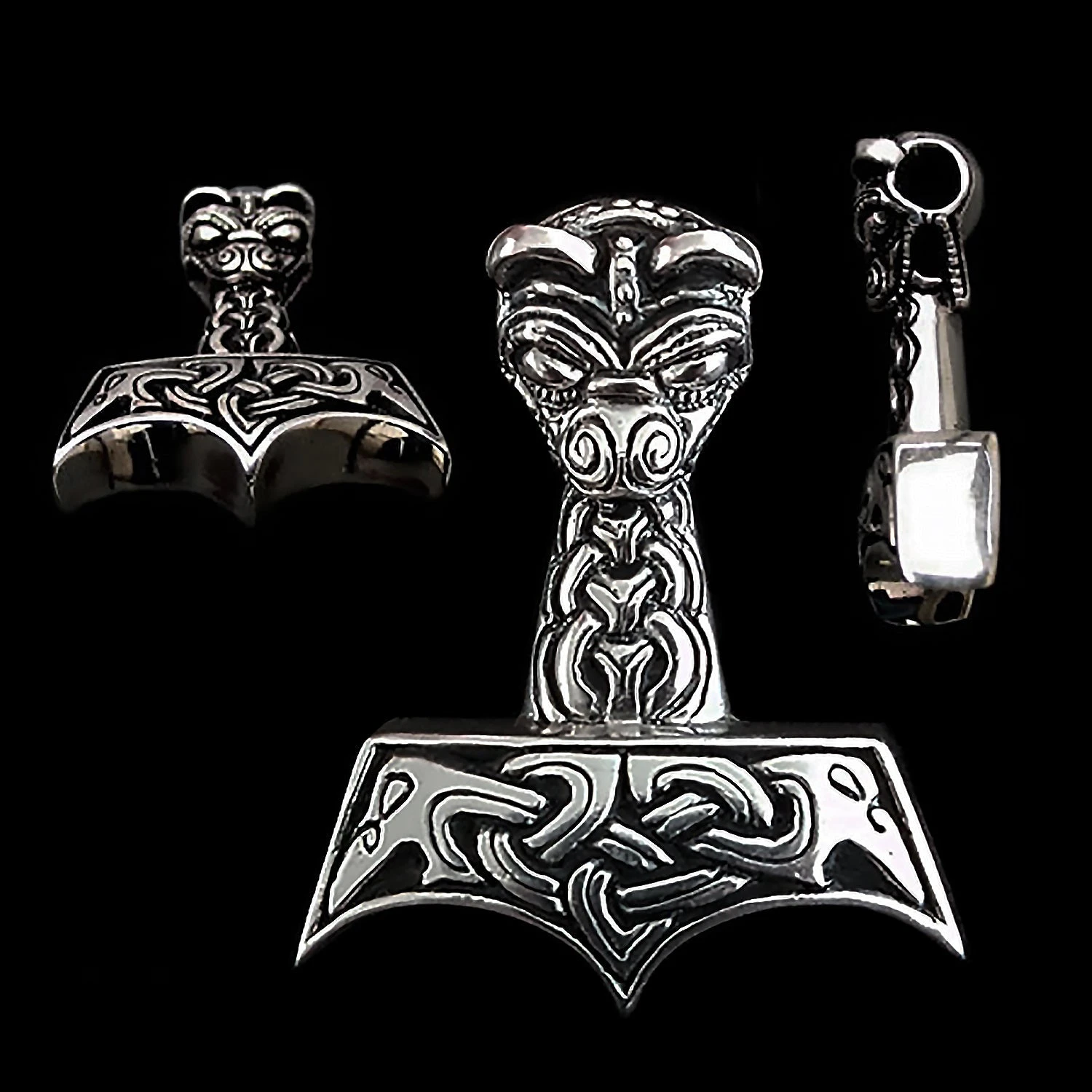 Large And Ferocious Thors Hammer Pendant 7 Large And Ferocious Thors Hammer Pendant - Image 5