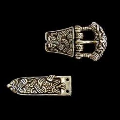 High Status Leather Viking Belt With Bronze Fittings 23 High Status Leather Viking Belt With Bronze Fittings -The Viking Dragon ad35 bronze belt set 882565