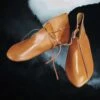 Handmade Replica Viking Shoes From York -The Viking Dragon an leather viking shoes from york