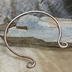 Hand Forged Bronze Viking Neck Torc