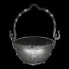 Hand-Forged Riveted Steel Cauldron From Oseberg - Medium -The Viking Dragon bd medium steel cauldron