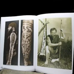 Nordic Tattoo Book - Hardcover - 5th Edition By Kai Uwe Faust -The Viking Dragon bk nordic tattoo book inside homage to my teacher