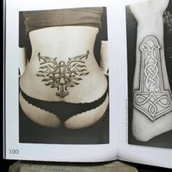 Nordic Tattoo Book - Hardcover - 5th Edition By Kai Uwe Faust -The Viking Dragon bk nordic tattoo book inside raven hammer tattoos