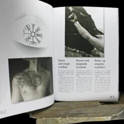 Nordic Tattoo Book - Hardcover - 5th Edition By Kai Uwe Faust -The Viking Dragon bk nordic tattoo book inside runes magic symbols