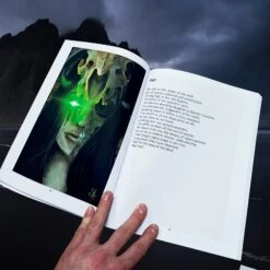 The Wyrd Less Woven Book - By Dan Coultas & Sif Brookes -The Viking Dragon bk the wyrd less woven book dan coultas sif brookes inside hel