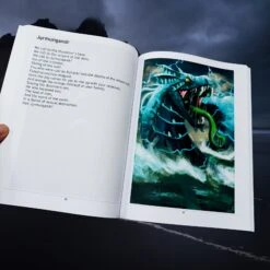 The Wyrd Less Woven Book - By Dan Coultas & Sif Brookes -The Viking Dragon bk the wyrd less woven book dan coultas sif brookes inside jormundgandr