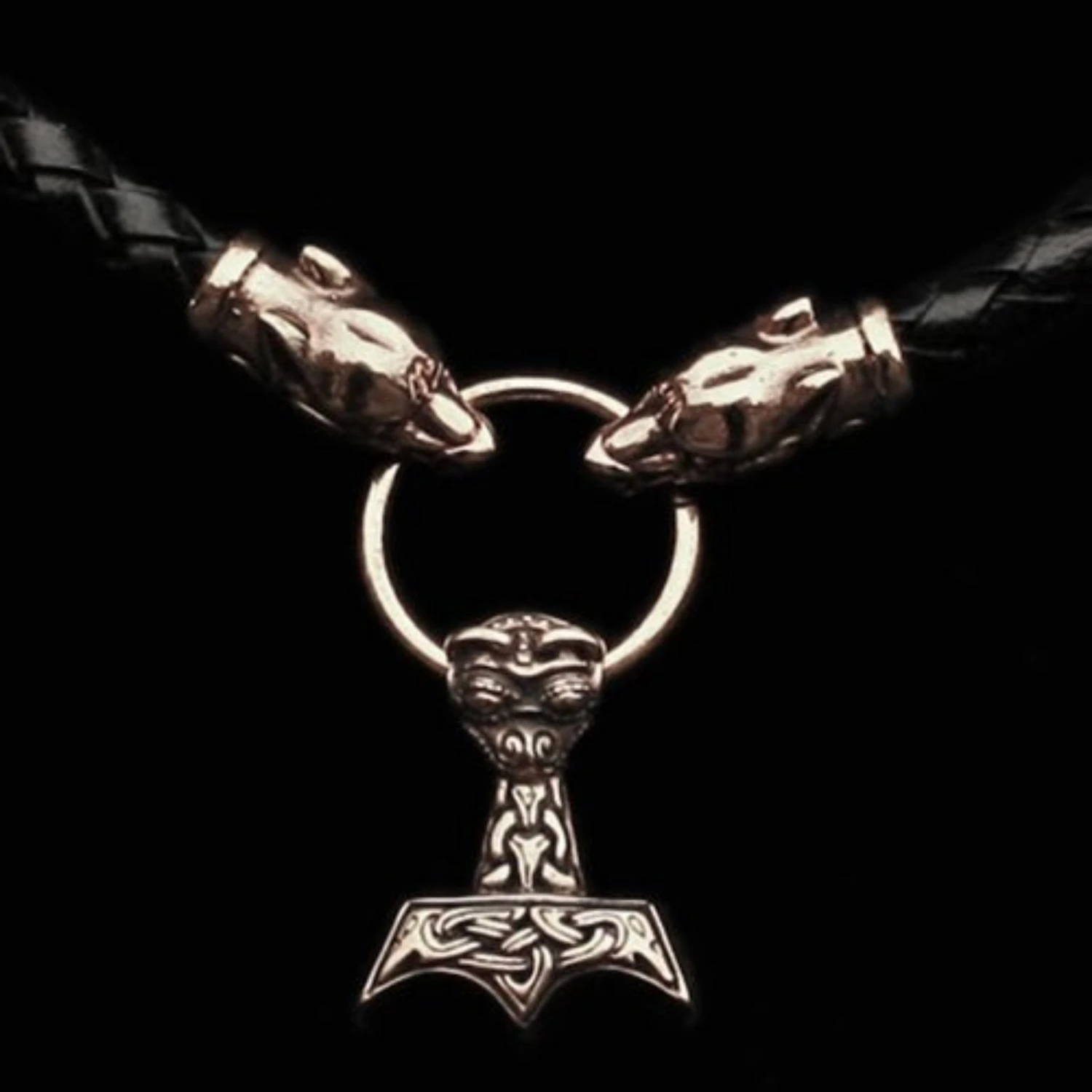 Medium Bronze Split Ring For Bronze Necklaces / Pendants 4 Medium Bronze Split Ring For Bronze Necklaces / Pendants - Image 2