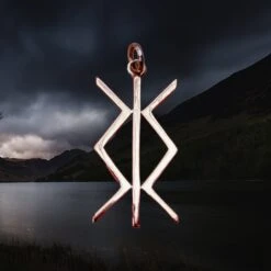 Bronze Protection Bind Rune Viking Pendant
