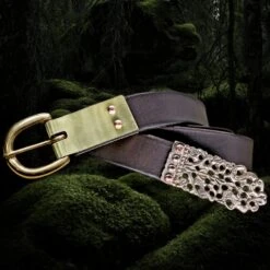 Custom Made 25mm (1 Inch) Wide Leather Viking Belt With Brass Buckle 11 Custom Made 25mm (1 Inch) Wide Leather Viking Belt With Brass Buckle -The Viking Dragon bt custom brown leather viking belt brass buckle brass buckle late bronze winchester strap end