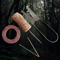 Leather Viking Sewing Kit With Birch Wood Awl