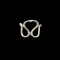 Silver Butterfly Fitting / Fastening -The Viking Dragon bt silver large butterfly fitting