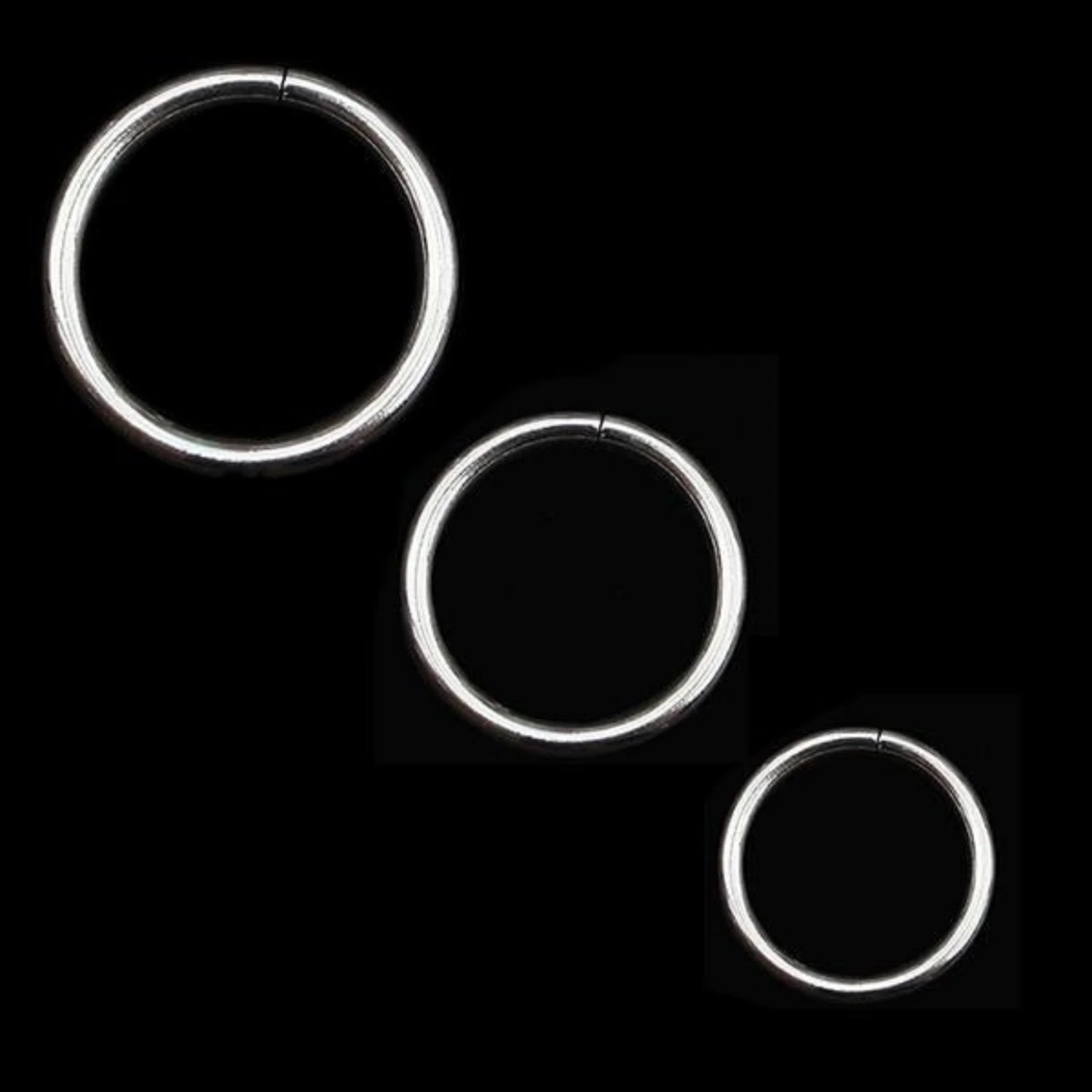 Silver Split Ring 3 Silver Split Ring