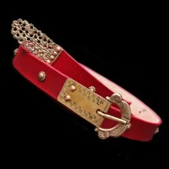 Bronze Flower Belt Stud -The Viking Dragon bt viking belt 7 9th century buckle winchester strap end flower studs red leather