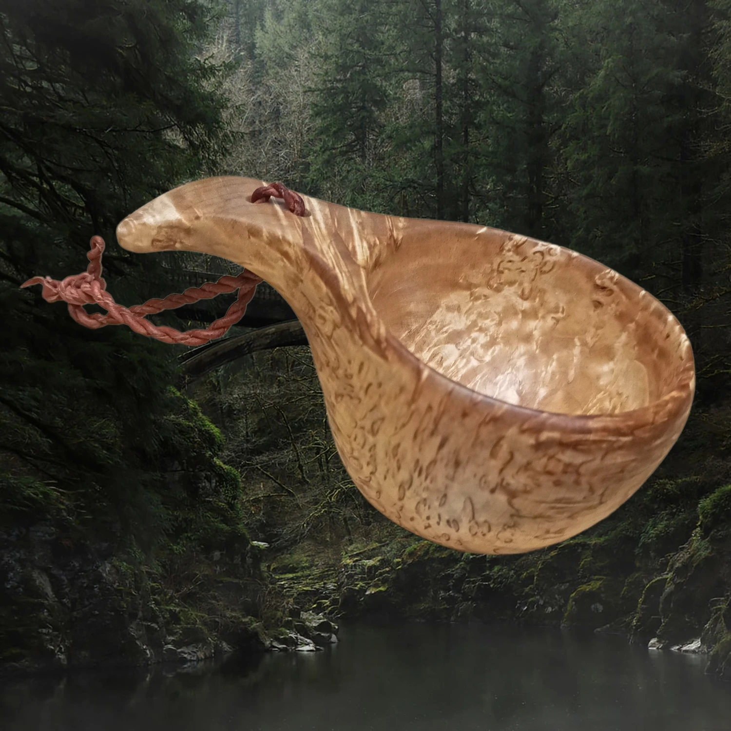 Handmade Kuksa Birch Wood Cup 3 Handmade Kuksa Birch Wood Cup