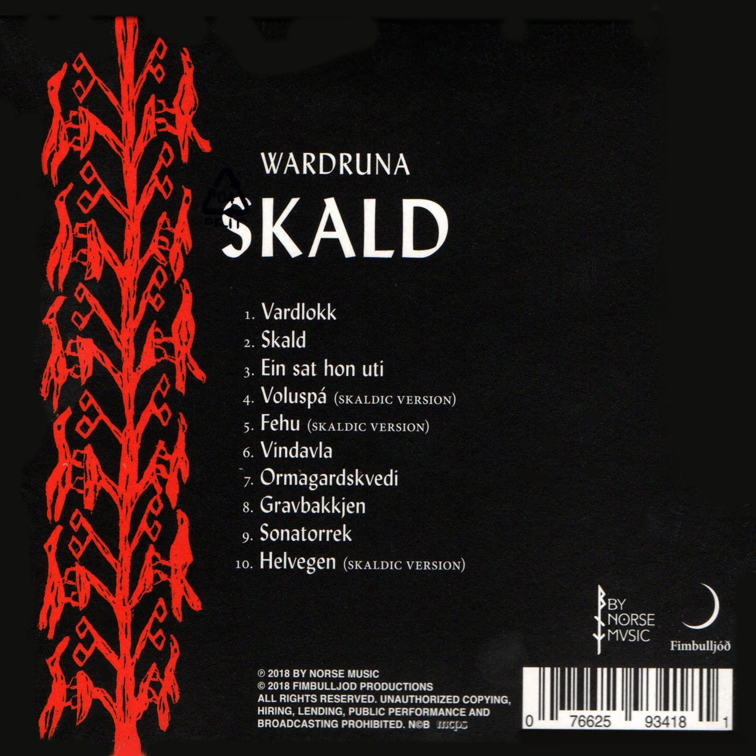 Skald CD By Wardruna 4 Skald CD By Wardruna - Image 2